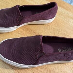 Keds Maroon Casual Slip-Ons